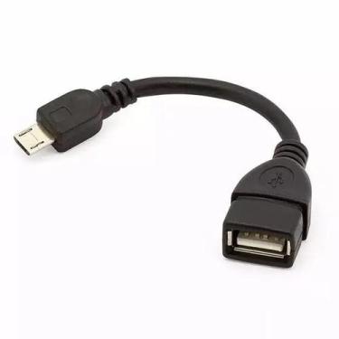 Imagem de Cabo OTG Transferência de dados usb pendrive v8 mini micro - It-Blue