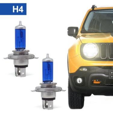 Imagem de Par Lâmpadas H4 Farol Alto Baixo Suzuki Vitara Super Branca Halogena I