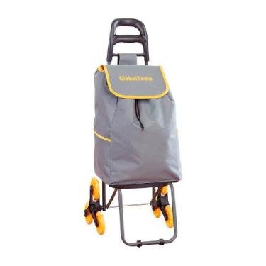 Imagem de Carrinho Sobe Escada de Feira Dobrável 40Kg Globalmix