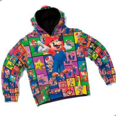 Imagem de Moletom infantil menino menina com capuz e bolso personagens - FRANCAS
