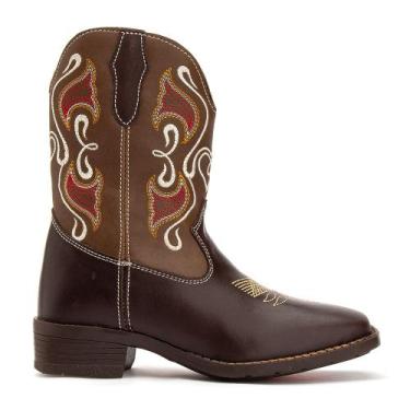 Imagem de botinha texana infantil anaconda  - Kapell, Marrom, 31