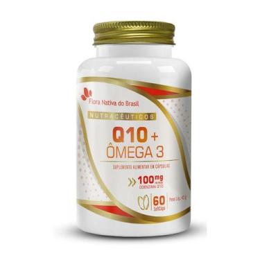 Imagem de Q10 + ÔMEGA 3 - 100mg coenzima 60 softcaps - Flora Nativa Do Brasil