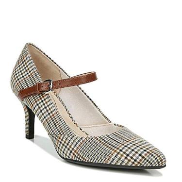 Imagem de LifeStride Sapato feminino Sandrine, Xadrez bege caramelo, 38