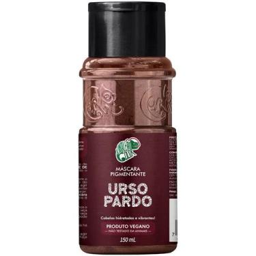 Imagem de Máscara Tonalizante Urso Pardo Kamaleão Ruivo Amadeirado Mogno 150ml -