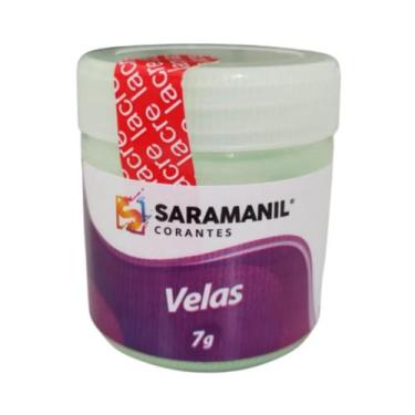 Imagem de Corante de Vela Verde Candy 7g Pó Saramanil Anilina A Óleo Tingimento 