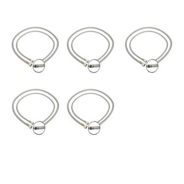 Imagem de Engate Rabicho 80cm Kit 5 Unidades Misturador Agua Quente Fria Torneir