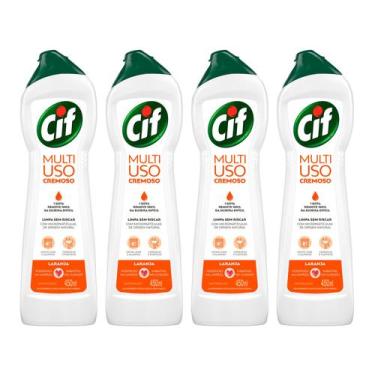 Imagem de Kit Cif Multiuso Limpeza Profunda - 450ml 4 Unidades