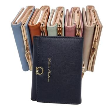 Imagem de Carteira com Porta Cartão e Moedas Feminina - good felps, Preto