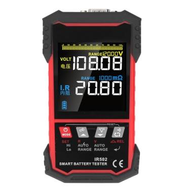 Imagem de Testador de Carga Bateria Analisador Automático Testador de Tensão de Resistência Interna Com Display LCD TN para Bateria Alcalina de Ni Cd de Lítio ácido, Material ABS,