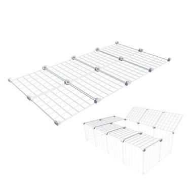 Imagem de Teto ou Fundo para Cercado Aramado Pet 60x120cm com Telas e Conectivos