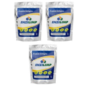 Imagem de Kit3pcs-enzilimp Bactérias Limpa Caixa Gordura Fossa Ralo150