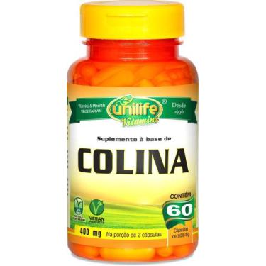 Imagem de Colina Unilife 60 cápsulas de 800mg
