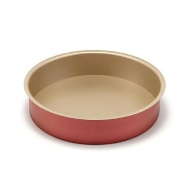 Imagem de Forma Tabuleiro Assadeira Redonda Número 2 Tamanho Médio Alumínio Anti