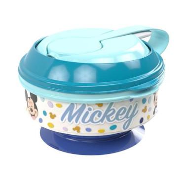 Imagem de Porta Papinha Com Amassador Mickey E Minnie 300ml Plasútil, Mickey fes