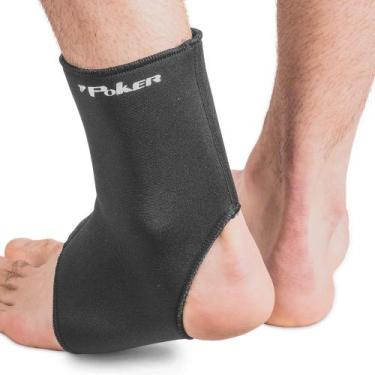 Imagem de Tornozeleira Neoprene 06488 - Poker, Preto, G