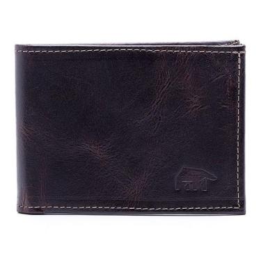 Imagem de Carteira Masculina Slim Rucksack Couro Cédulas/Cartão 008, Masculino, 