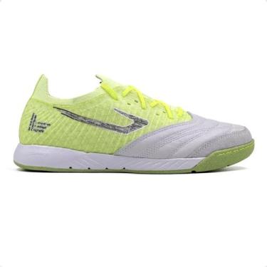 Imagem de Chuteira Indoor Masculina Topper Dominator Fuse Verde, Amarelo fluor, 