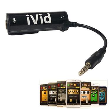 Imagem de Interface iVid Adaptador p/ Guitarra Violão Baixo Celular - iGuitar