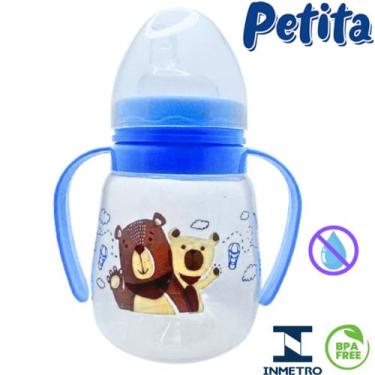 Imagem de Copo Cristal 240ml Antivazamento Bico Silicone com Alça - Infantil Tre