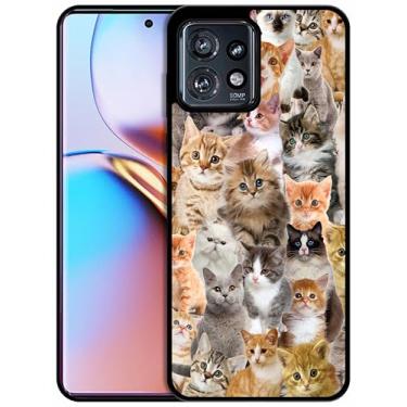 Imagem de SM CASES Capa para Moto Edge Plus 2023, Edge 40 Pro - Capa protetora à prova de choque de borracha TPU com design impresso em 2D para Moto Edge Plus 2023.