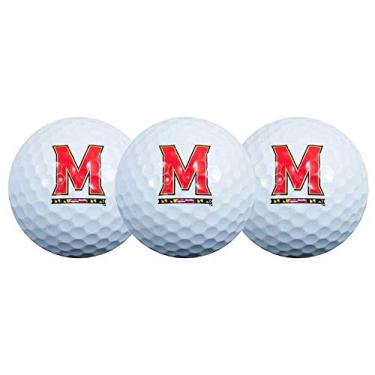 Imagem de Team Effort Bola de golfe Maryland Terrapins pacote com 3