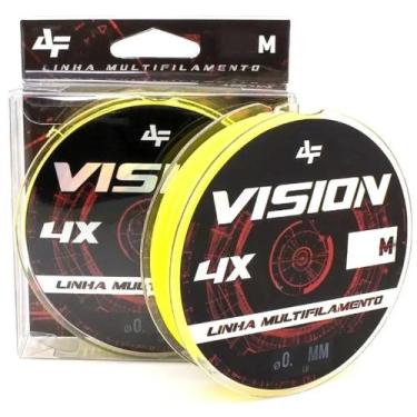 Imagem de Linha Multifilamento Albatroz Vision 4X 45lb 0,32mm 150M, Vision amare