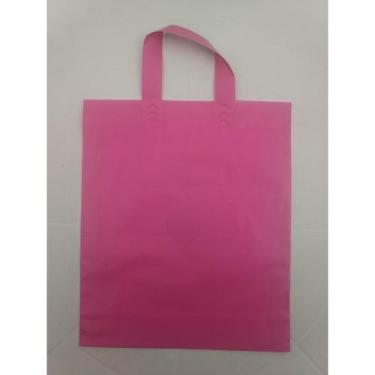 Imagem de 10  Sacolas plásticas Alça Fita 27x30  em Alta Densidade para lojas. -