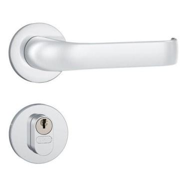 Imagem de Fechadura Stam Porta Externa 803/37 40mm Cromado Redonda