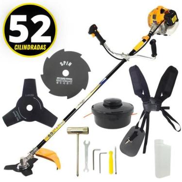 Imagem de Roçadeira Profissional Vulcan VR520H 2T 52CC + Faca de Oito Pontas Fur