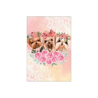 Imagem de Painel De Festa Vertical 1,50 x 2,20 -  Cachorrinhas Aquarela 003 - Vi
