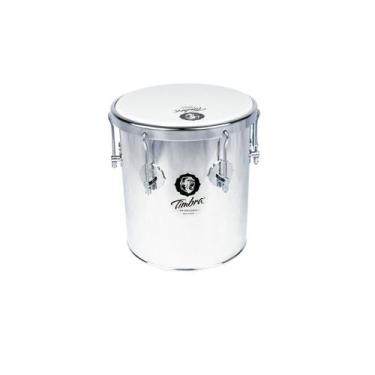 Imagem de Repique de Mão Timbra 10 Polegadas por 30 cm em Alumínio com Aro Croma