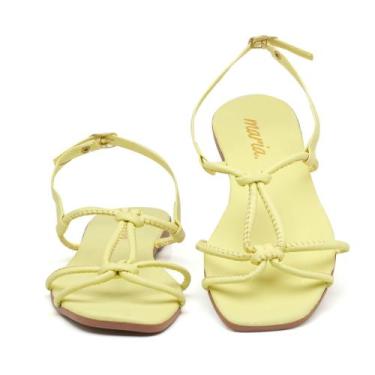 Imagem de Sandalia Rasteirinha Verão 2023 Feminina Confortável - Maria., Verde l