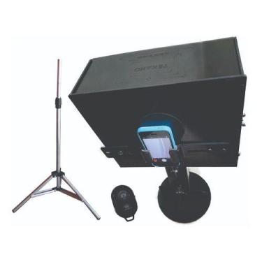 Imagem de Teleprompter Baby + Tripe+controle Si +base+adaptador De Cel - Texano