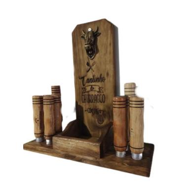 Imagem de Porta Espeto com abridor (PE00CH) "Cantinho do churrasco" - estilo rus