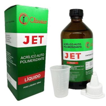 Imagem de Resina Acrílica Auto Líquido 250ml Odonto Prótese - Jet Clássico - Jet