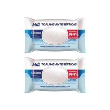 Imagem de Kit C2 Toahas Antissépticas Proteção Limpeza - Mili Care - Mili Sa