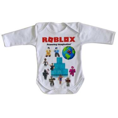 Imagem de body nenê criança roupa bebê manga longa Roblox Turma game - Empório D