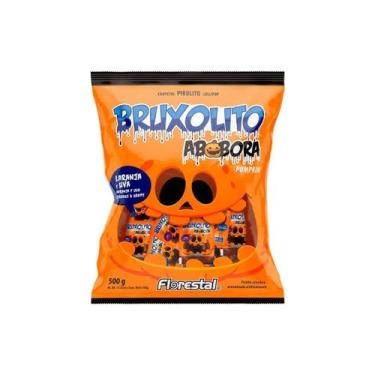 Imagem de Pirulito Bruxolito Abóbora - Florestal - Tattoo de Língua Pacote 500g
