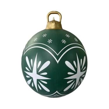 Imagem de Bola Inflável de Natal Gigante (60cm) - Decoração para Árvore de Natal