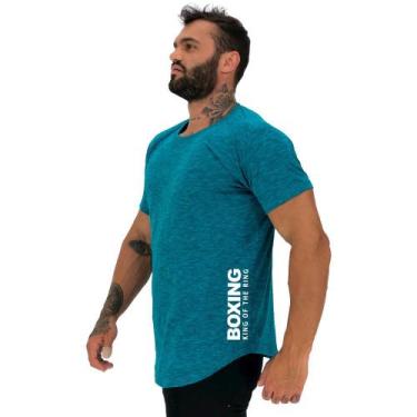 Imagem de Camiseta Longline Masculina MXD Conceito Estampa Lateral Boxing King O