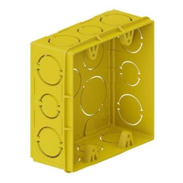 Imagem de Caixa Quadrada 4x4'' Amarela Tigre