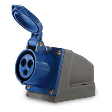 Imagem de Tomada Industrial De Embutir 4209 3p+t-220240v Ip44-9h 32 A - Soprano