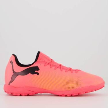 Imagem de Chuteira Puma Future 7 Play TT BDP Society Rosa, 42