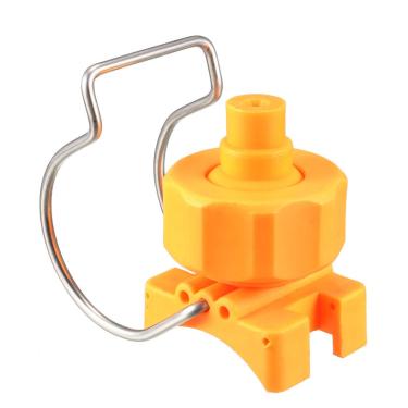 Imagem de uxcell Bocal de pulverização, bola ajustável de 3,5 cm, ventilador plano, grampo de cone completo, bico de irrigação, 2 peças