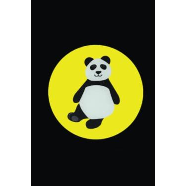 Imagem de PANDA Notebook: LINED paper, 120 page 6”x9” wide/legal ruled composition pad with POP ART cover for school, college, university English, science, ... like to stay between the lines: Structured