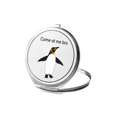 Imagem de SpreadPassion Espelho compacto Unicorn Lady, amante de presente de unicórnio, espelho fotográfico Crazy Unicorn Lady, espelho de maquiagem de viagem, espelho pequeno de mão, espelho de bolso portátil,