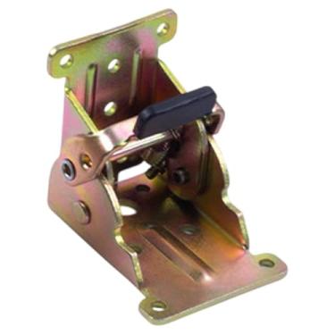 Imagem de Bothyi Suporte Dobrável de Dobradiça com Trava Automática, Fácil de Instalar, Perna de Mesa, Suporte de Extensão de Bloqueio Dobrável para Móveis de Mesa, Freio Duplo Dourado