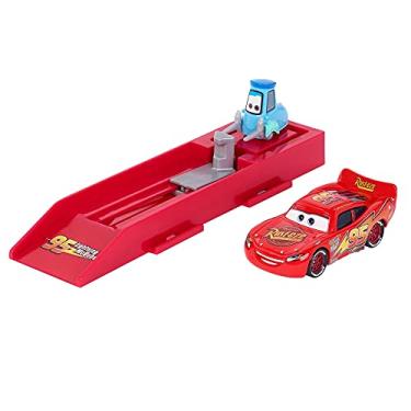 Imagem de Pixar Cars Slam to Launch Launcher Lightning McQueen, Metal Series 2-Pack (1:55 Scale)