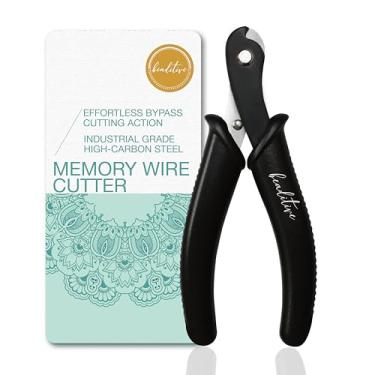 Imagem de Cortador de fio de memória com miçangas | fabricação de joias, artesanato | Aço de alto carbono | 12,7 cm