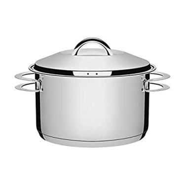 Imagem de Caçarola Funda com Fundo Triplo, Tramontina, Solar 62504280, Inox, dimetro de 28 cm